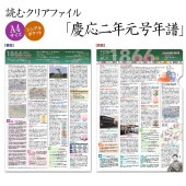 人物略歴・関連事項・年譜等を網羅した！読むクリアファイル  慶応2年元号年譜|ステーショナリー|戦国