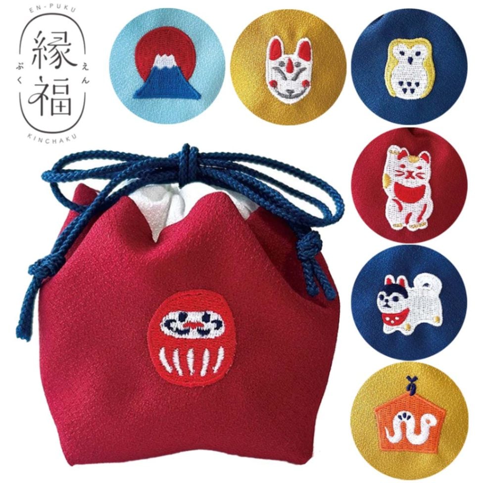 縁福巾着 (えんぷくきんちゃく）日本製 
