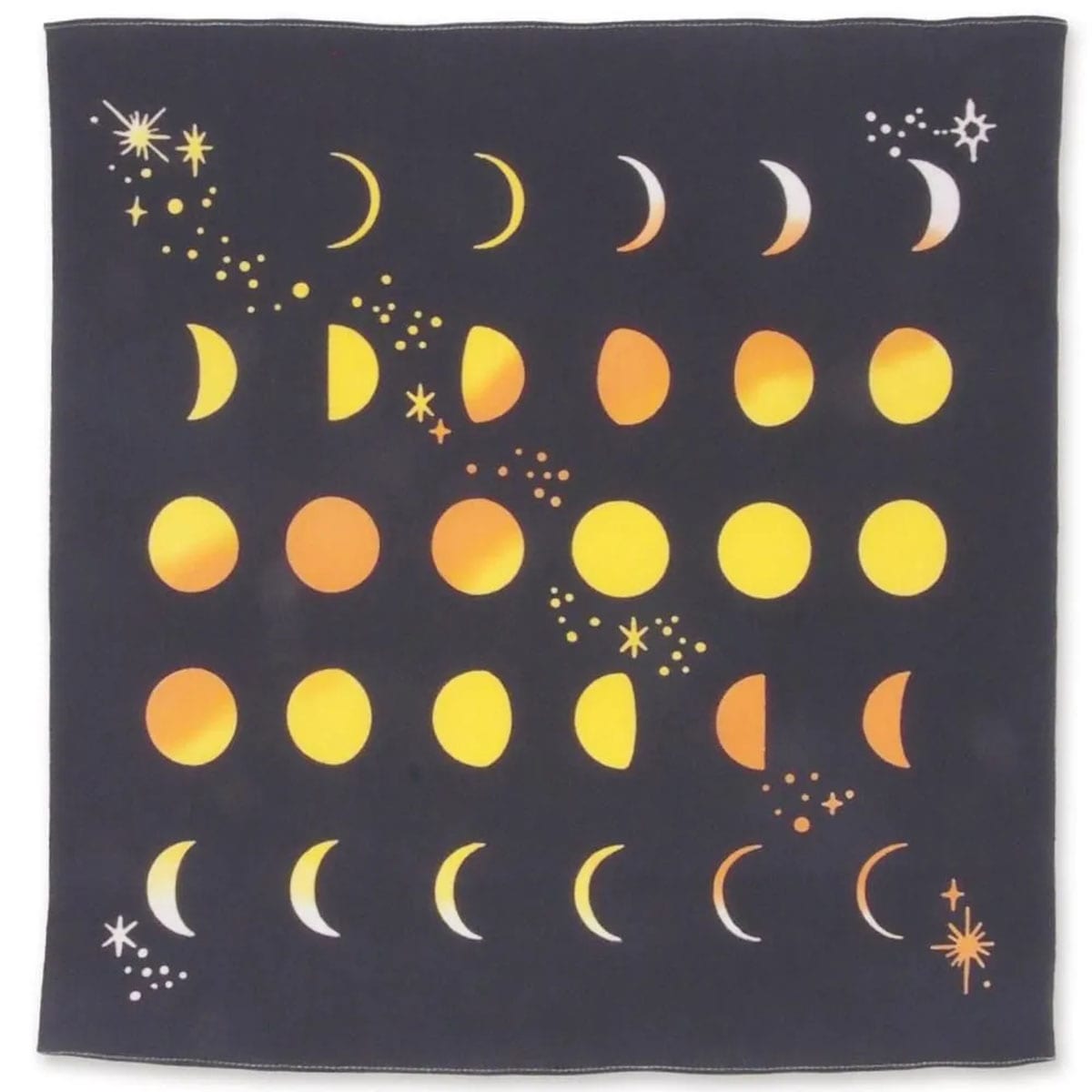 注染はんかち 月の満ち欠け 日本製