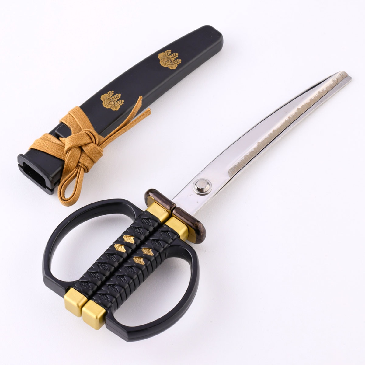 日本刀はさみ 豊臣秀吉モデル（NHK大河ドラマ”豊臣兄弟！”タイトルロゴ許諾品）