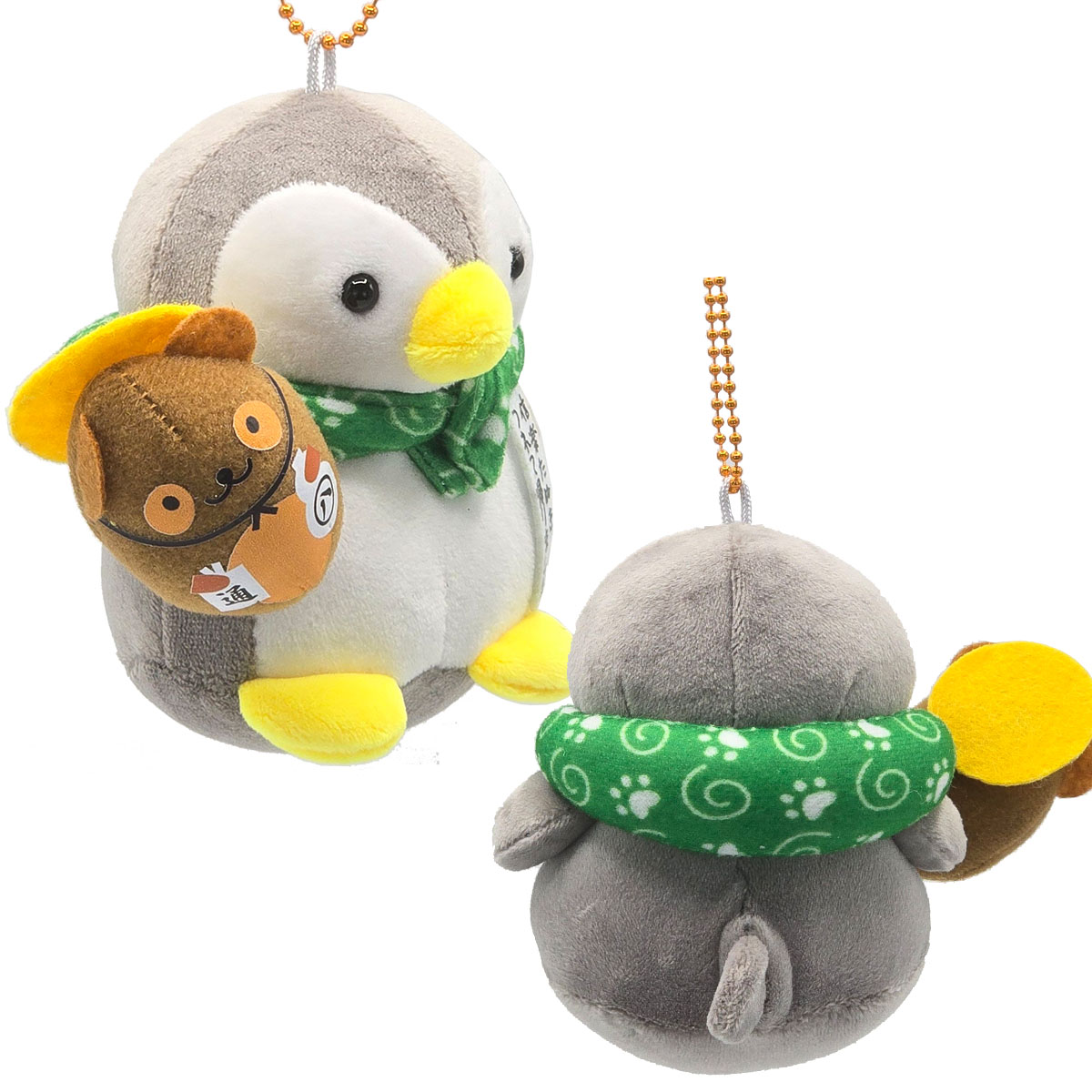 滋賀限定 フエ入りマスコット 旅シリーズ   旅カワウソ / 旅しばいぬ / 旅ペンギン / 旅みけねこ-商品画像