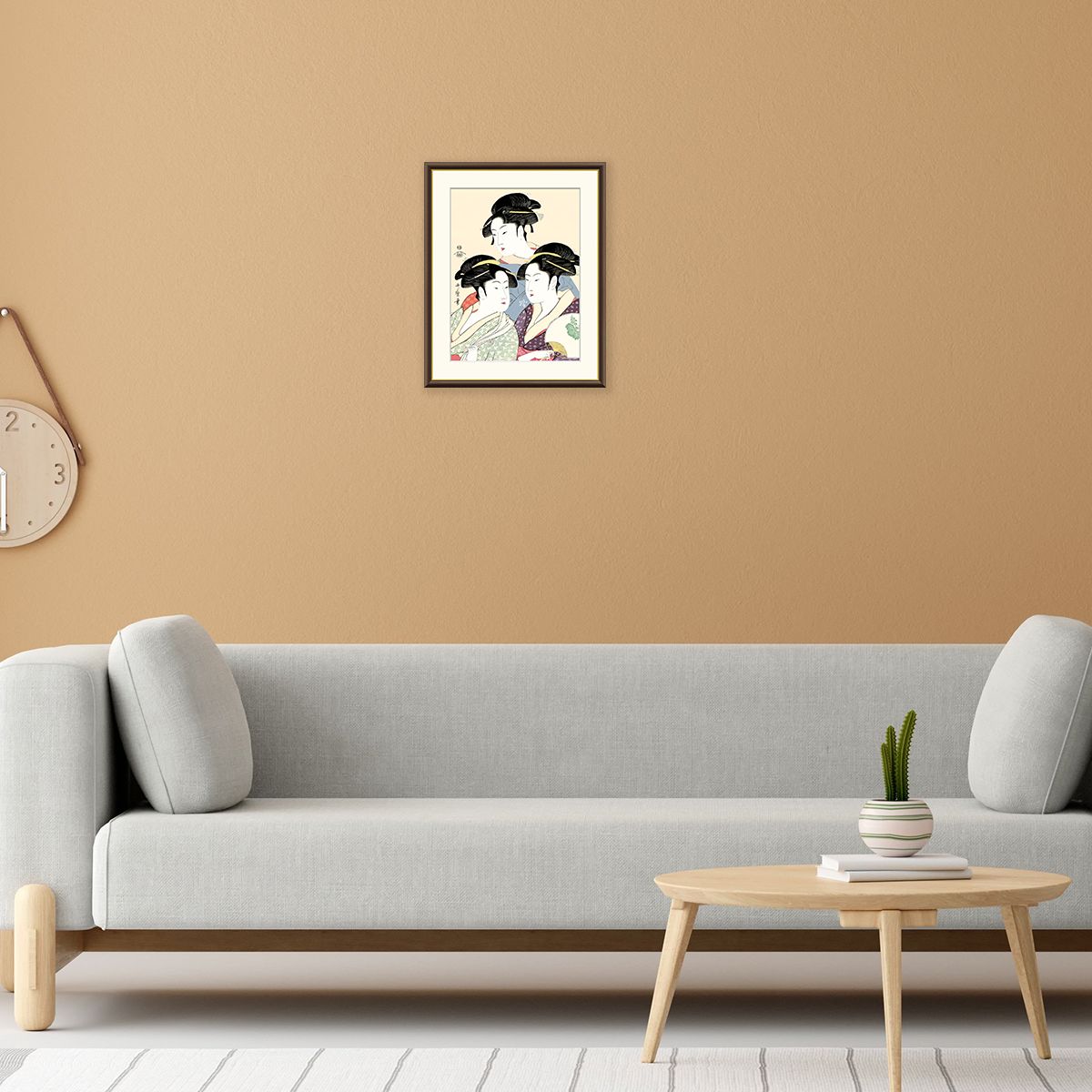 絵画 寛政の三美人 喜多川歌麿-商品画像