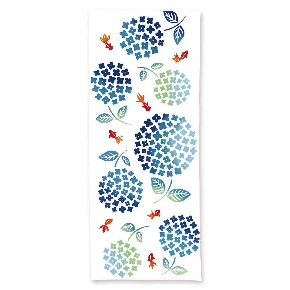 注染手ぬぐい 紫陽花金魚 日本製-商品画像