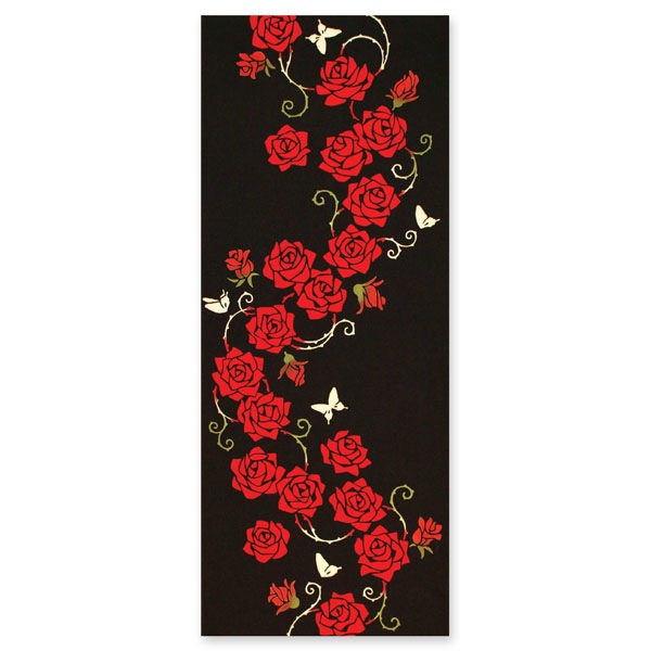 注染手ぬぐい 薔薇紅 花圃 日本製-商品画像