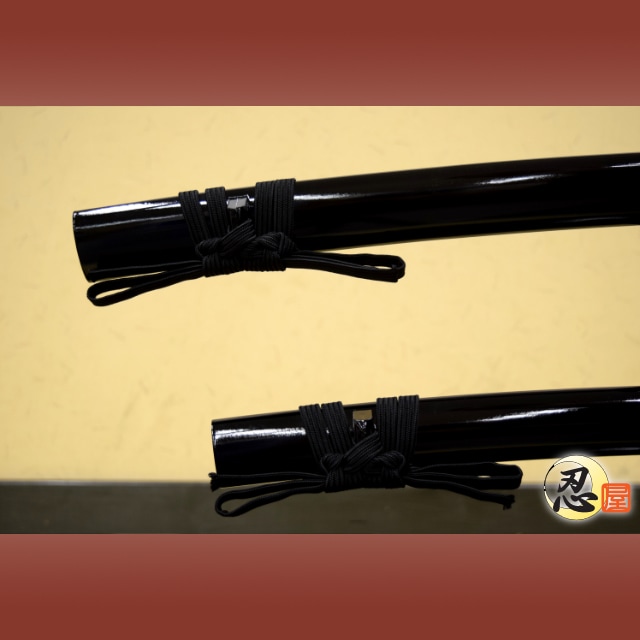 模造刀　刀　日本刀　武具 黒い鞘 長刀 短刀 2本セット 模擬刀 日本刀 2本セット 黒色の鞘 楽天市場】模造刀 黒鞘