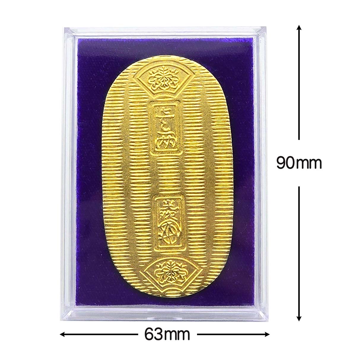 壱両小判 ケース入り 金箔工芸品 -商品画像