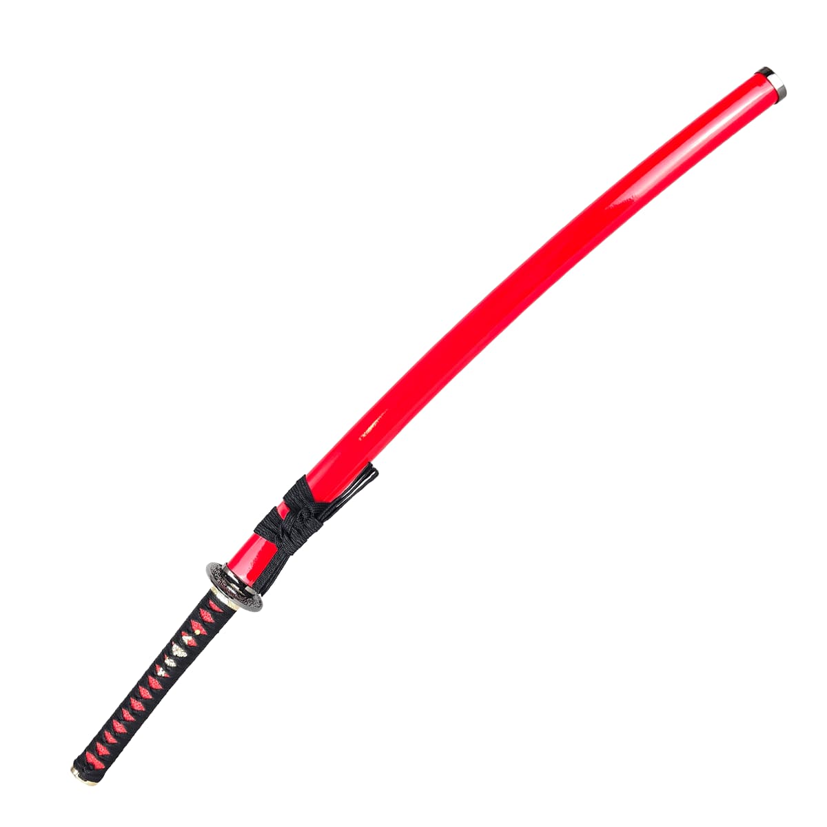 真田幸村拵え 六文銭朱鞘 模造刀-商品画像