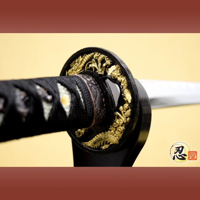 黒呂鞘 小刀 模造刀-商品画像