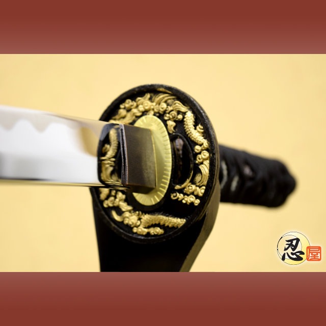 黒呂鞘 小刀 模造刀-商品画像