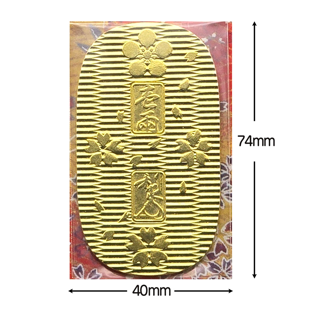 金箔 加賀藩 備蓄金  幻の加賀小判 金箔工芸品 -商品画像