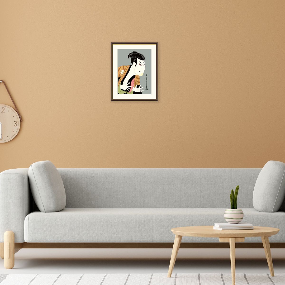 絵画 奴江戸兵衛 東洲斎写楽-商品画像