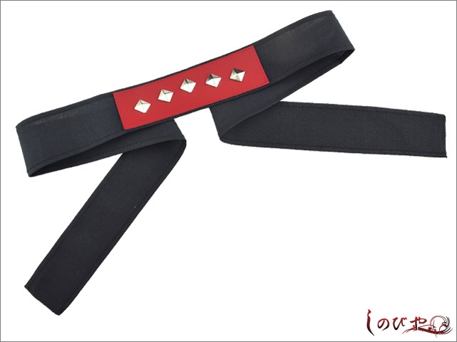 ちびっこ忍者なりきり8点セット伊賀編 黒鋲-商品画像