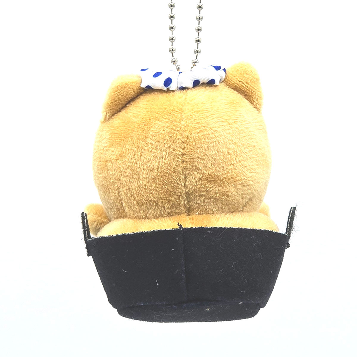 旅するマメしば もつ鍋 ぬいぐるみボールチェーンキーホルダー-商品画像