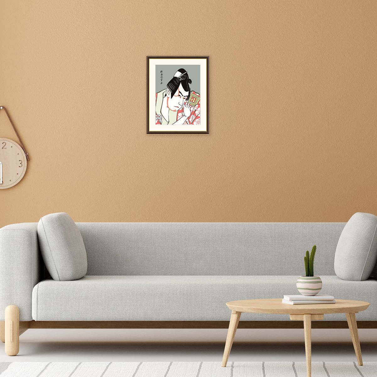 絵画 三代市川八百蔵の薬王丸 歌舞妓堂艶鏡-商品画像