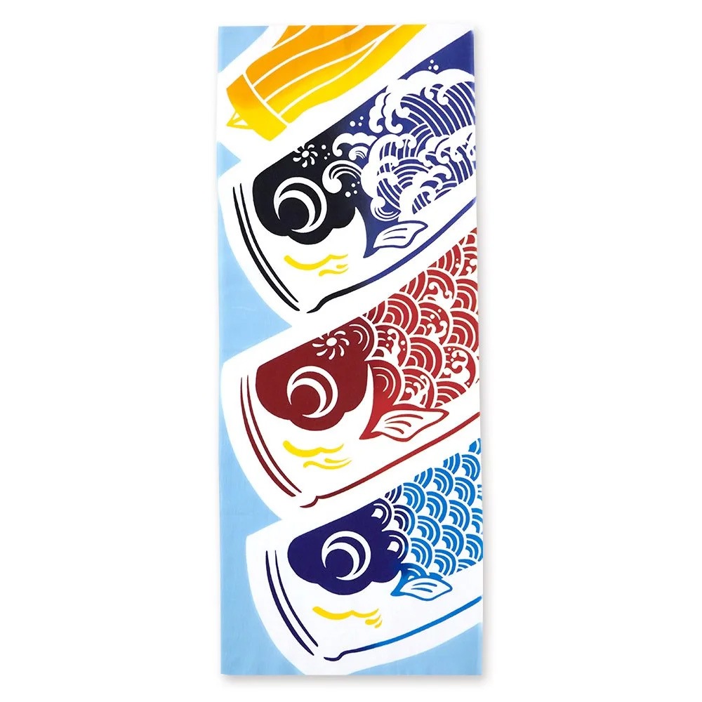 注染手ぬぐい 端午の節句】青空泳ぐ鯉のぼり kenema 日本製｜【公式