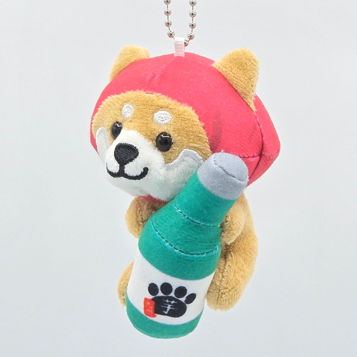 旅するマメしば 芋焼酎 九州　ぬいぐるみボールチェーンキーホルダー-商品画像