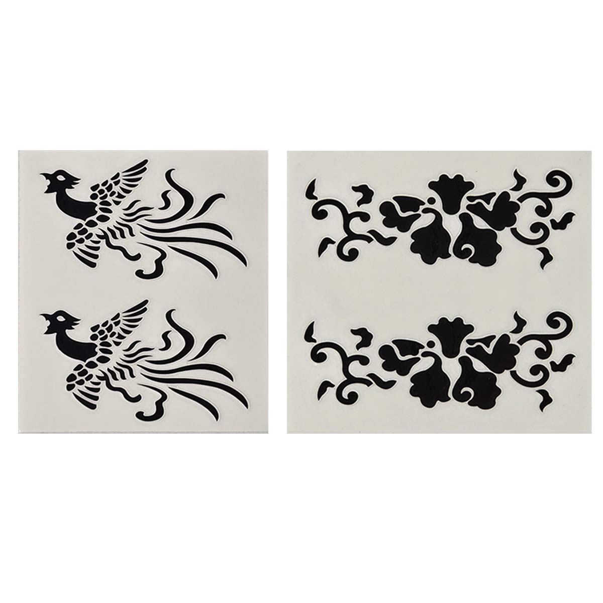 鞘ステッカー 鳳凰 牡丹 和泉守兼定 土方歳三拵え-商品画像