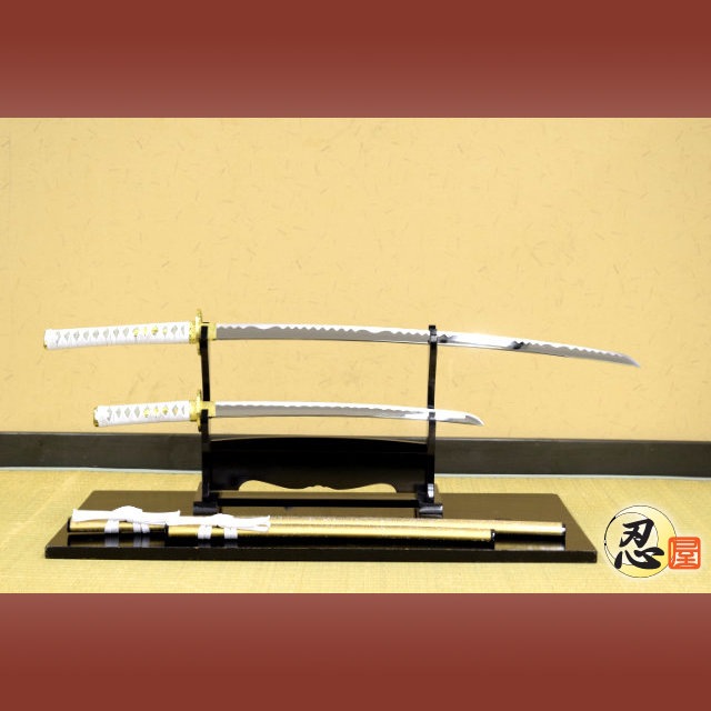 上白石目 大刀 小刀セット 模造刀-商品画像