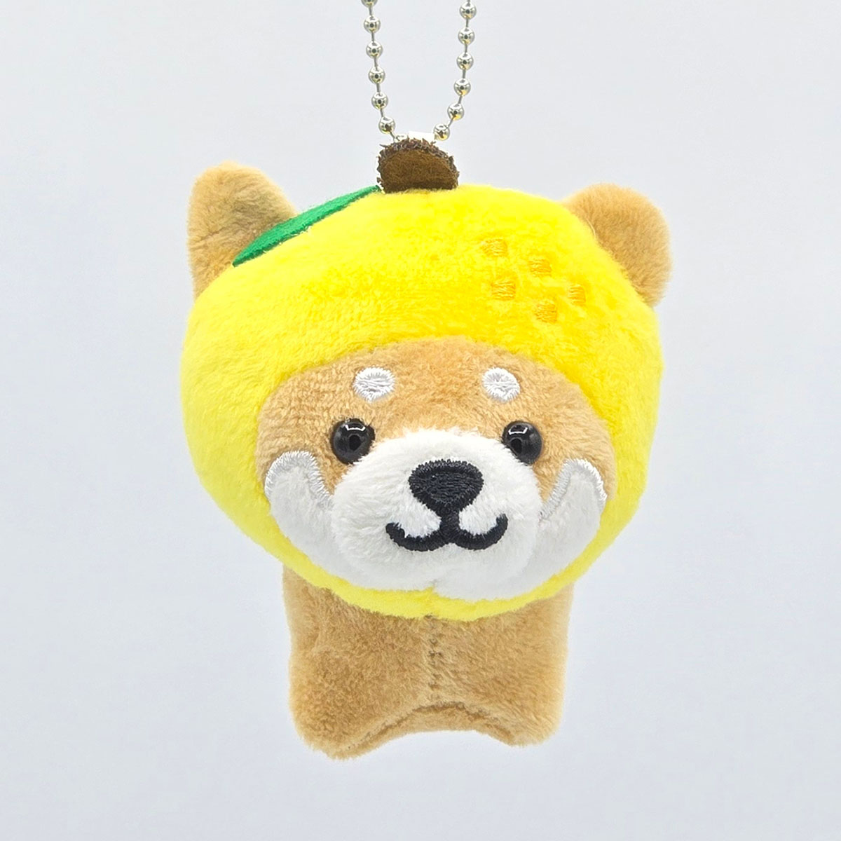 旅するマメしば 高知 文旦 ぬいぐるみボールチェーンキーホルダー-商品画像