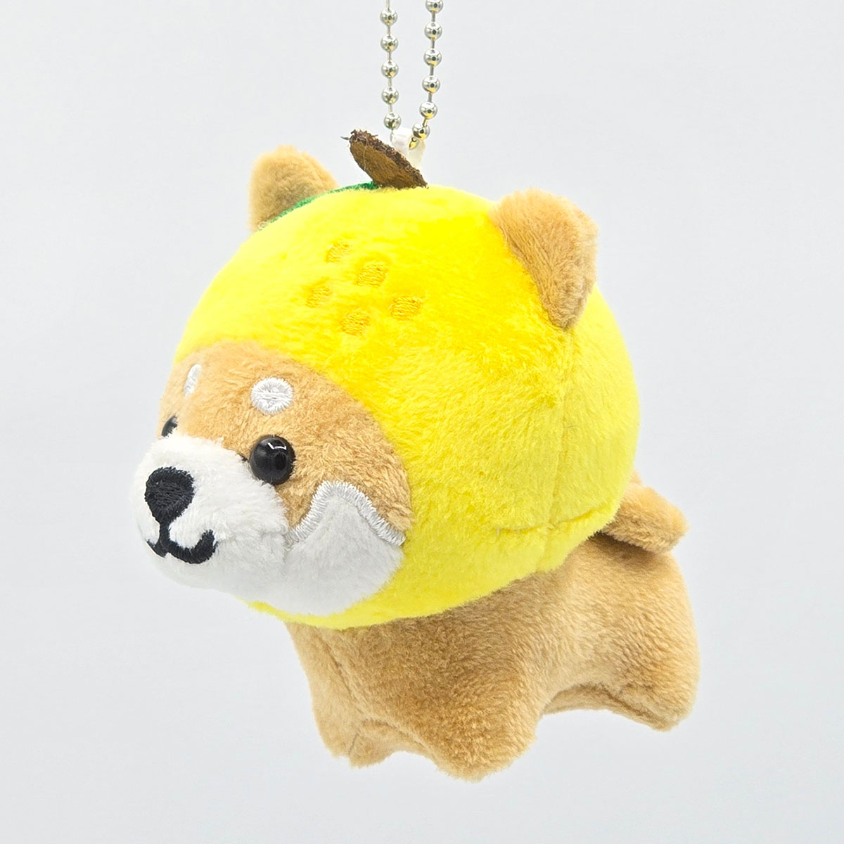 旅するマメしば 高知 文旦 ぬいぐるみボールチェーンキーホルダー-商品画像