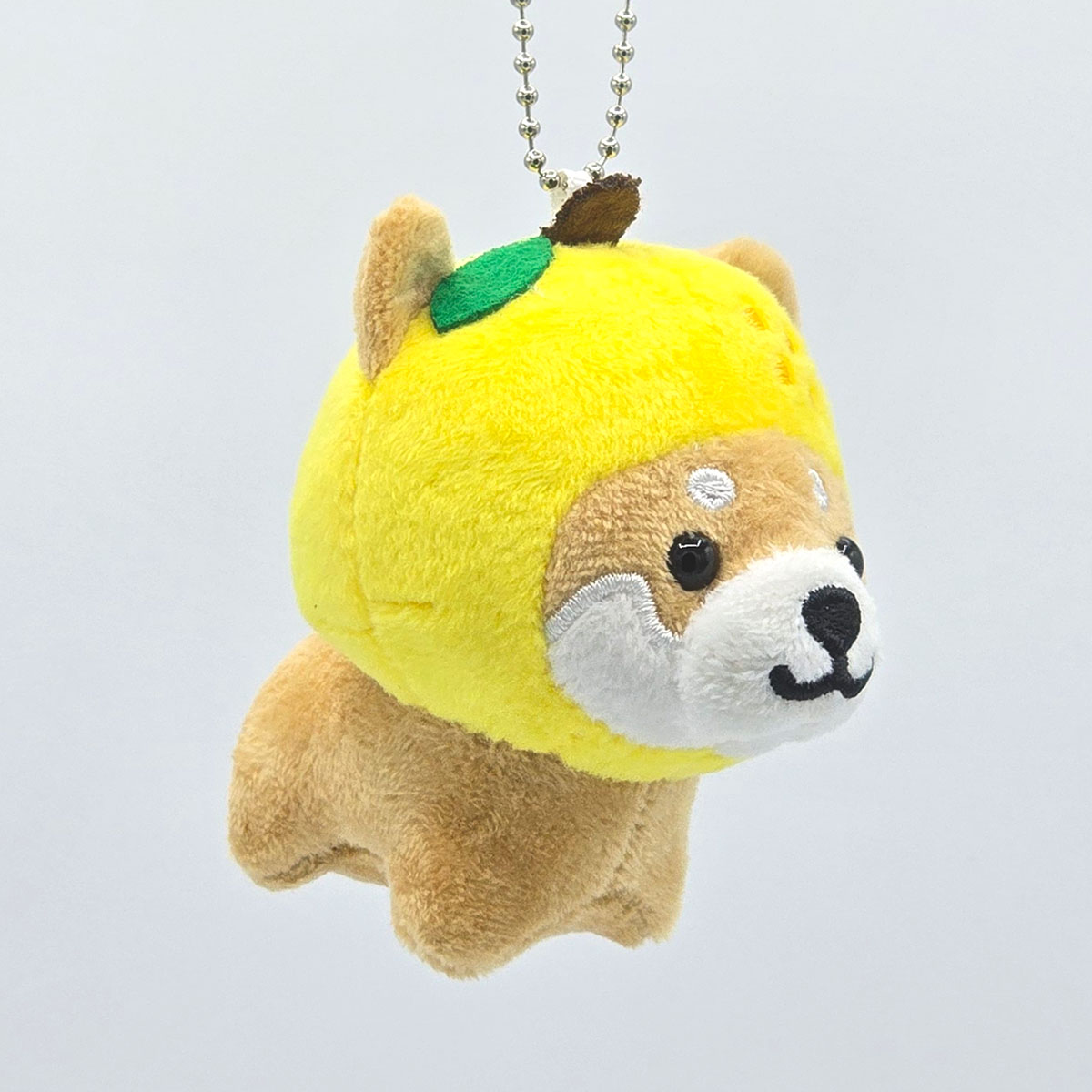 旅するマメしば 高知 文旦 ぬいぐるみボールチェーンキーホルダー-商品画像