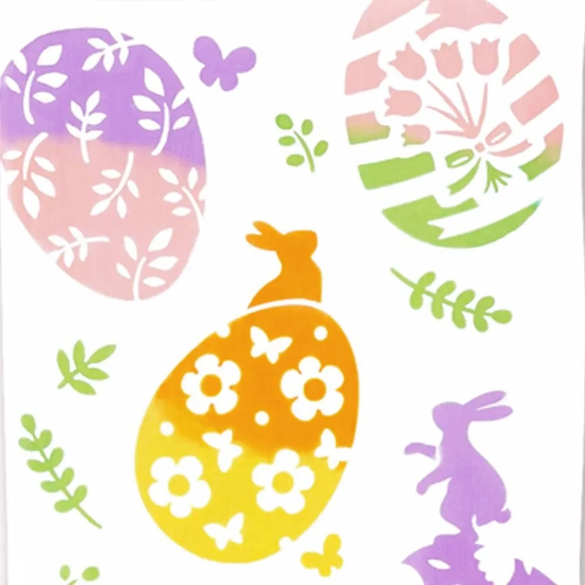 注染手ぬぐい  春の風物詩 Happy Easter (ハッピーイースター) 日本製-商品画像