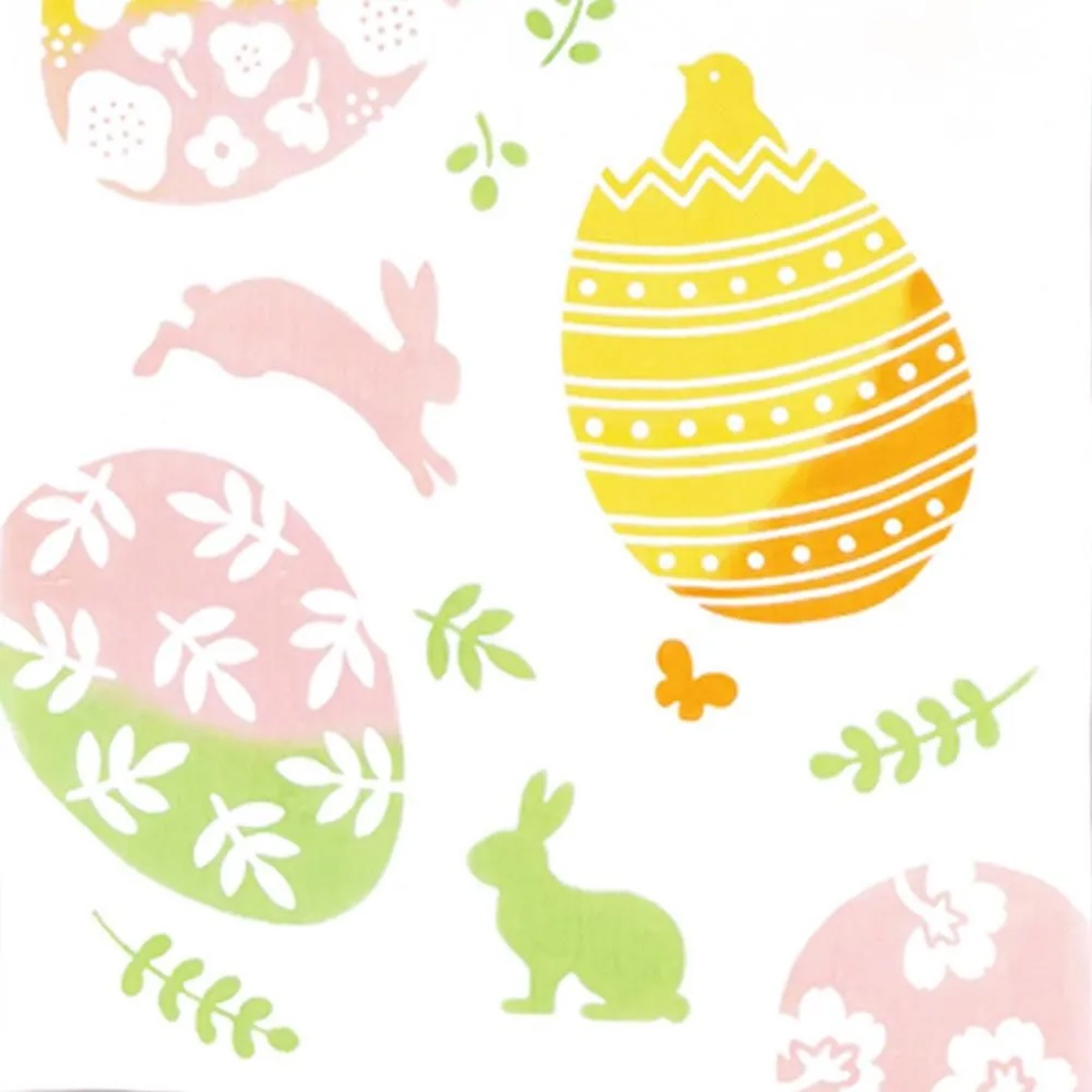 注染手ぬぐい  春の風物詩 Happy Easter (ハッピーイースター) 日本製-商品画像
