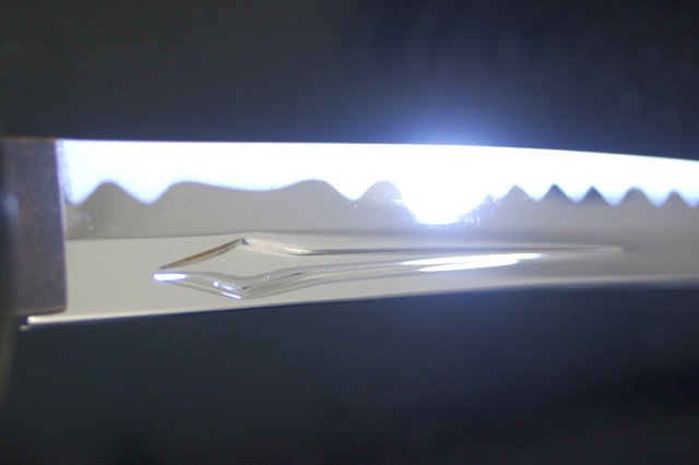 彫金 竜金 小刀 刀身竜彫 模造刀-商品画像