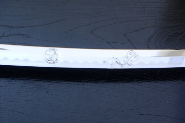 彫金 竜金 小刀 刀身竜彫 模造刀-商品画像