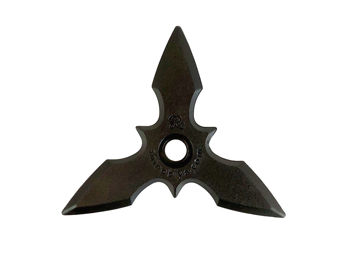 ゴム手裏剣 ブラック 三光｜【公式】模造刀・居合刀の専門店「忍屋」