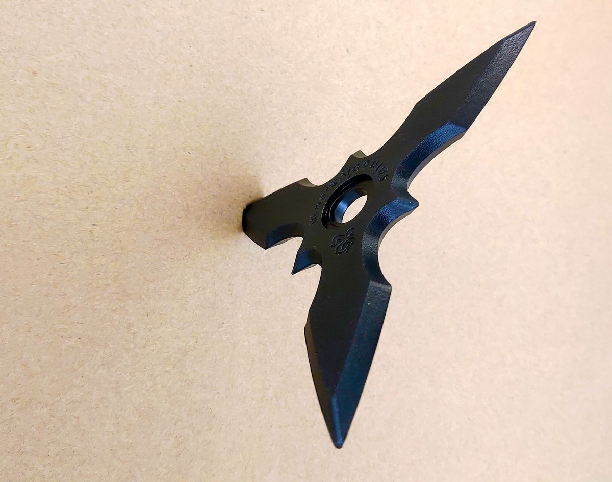 ゴム手裏剣 ブラック 三光-商品画像