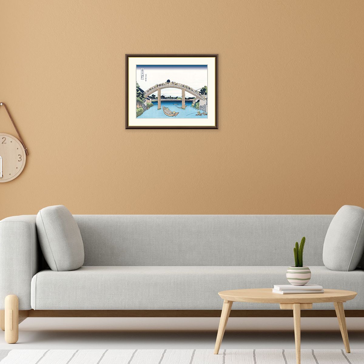 深川万年橋下 葛飾北斎-商品画像