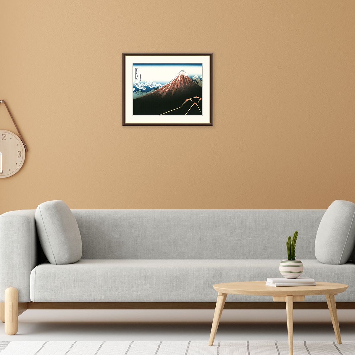 絵画 山下白雨 葛飾北斎 -商品画像