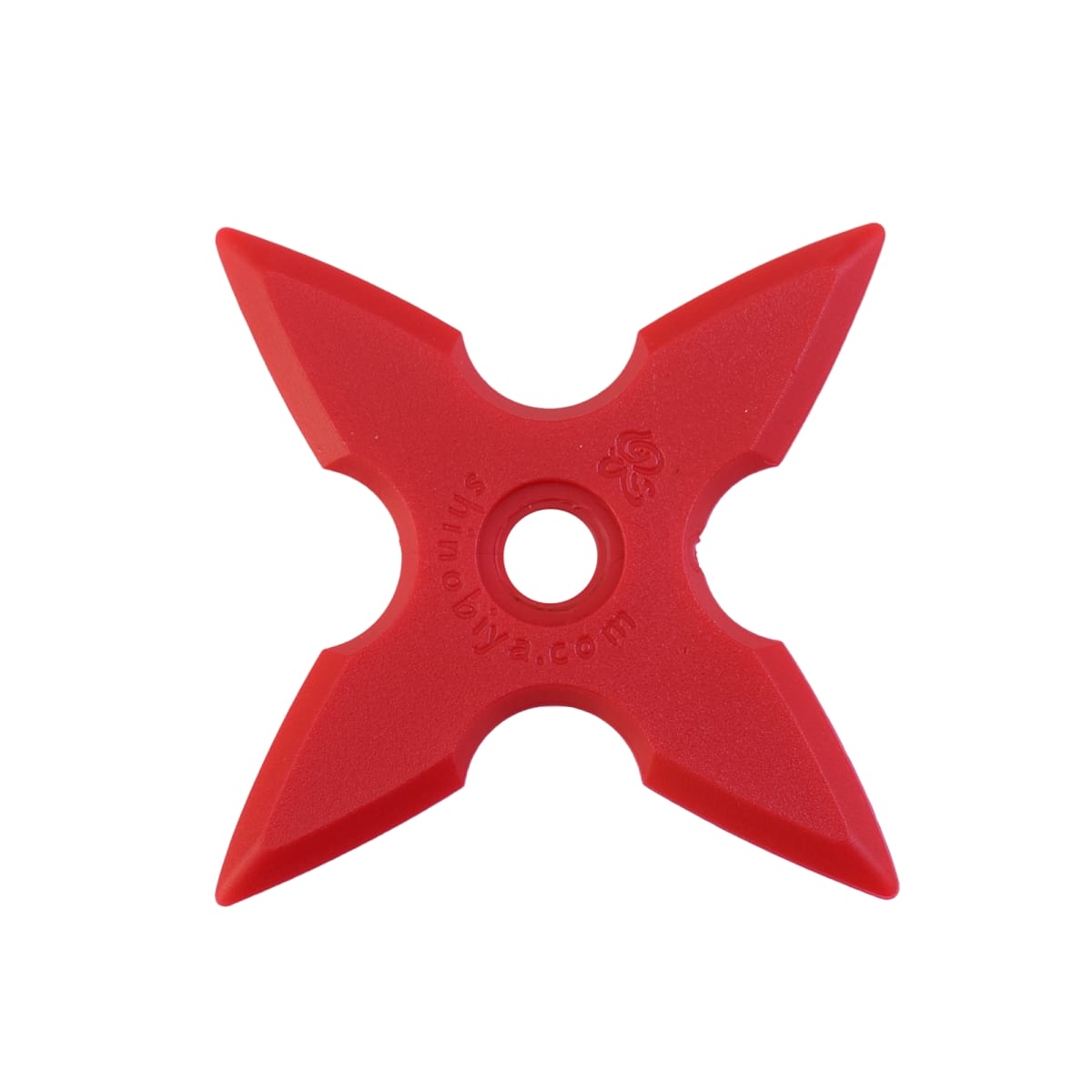 ゴム手裏剣 レッド 四方-商品画像