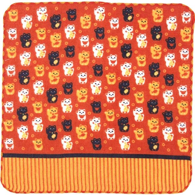 ミヤコレ 町娘のハンカチーフ 招き猫-商品画像