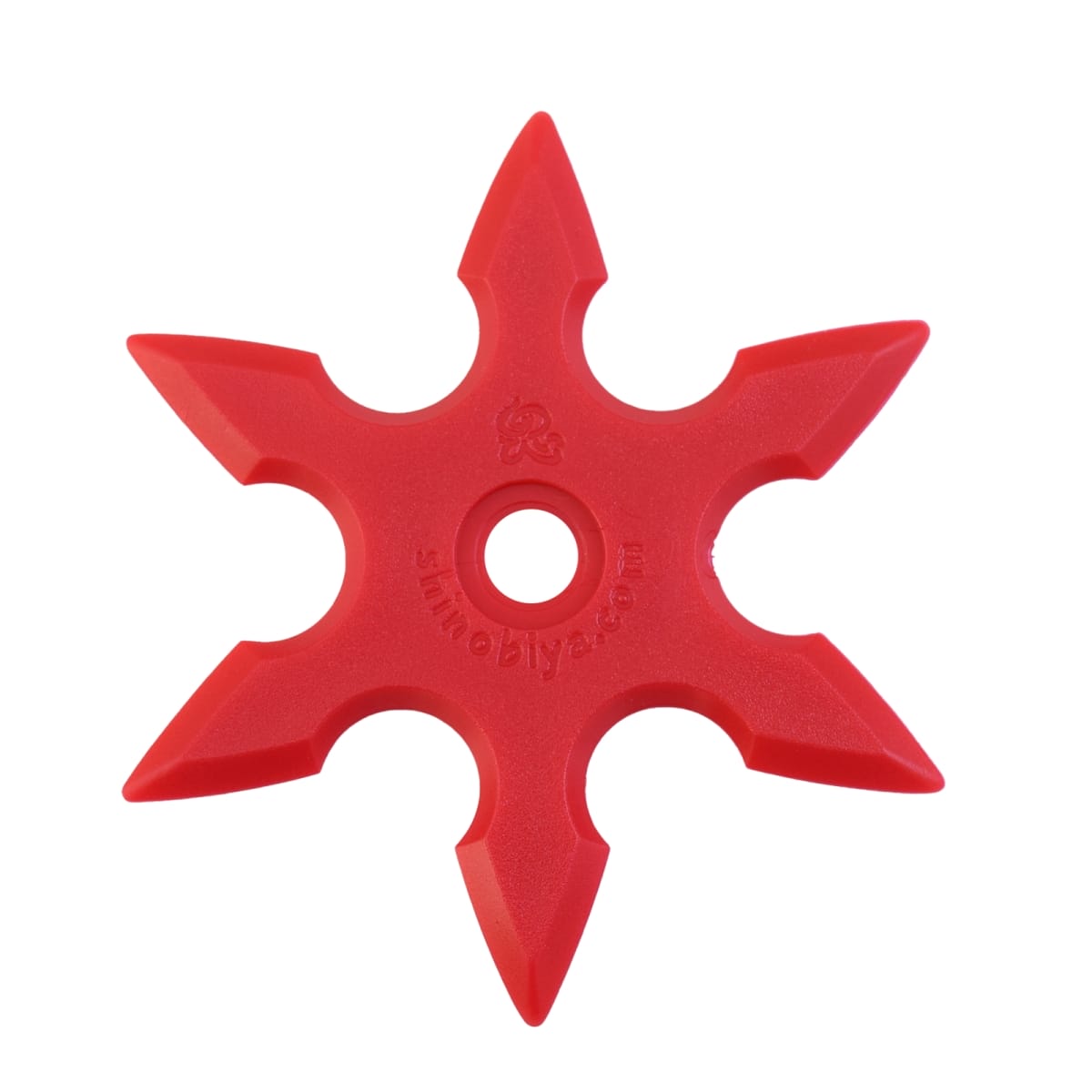 ゴム手裏剣 レッド 六方-商品画像