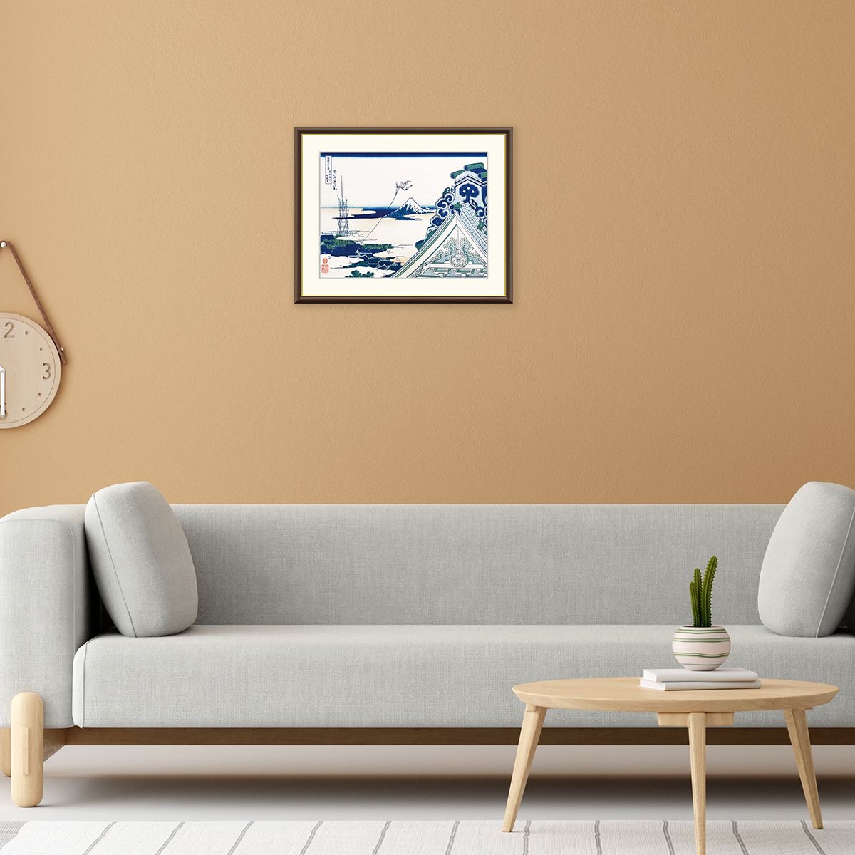 絵画 東都浅草本願寺 葛飾北斎 -商品画像