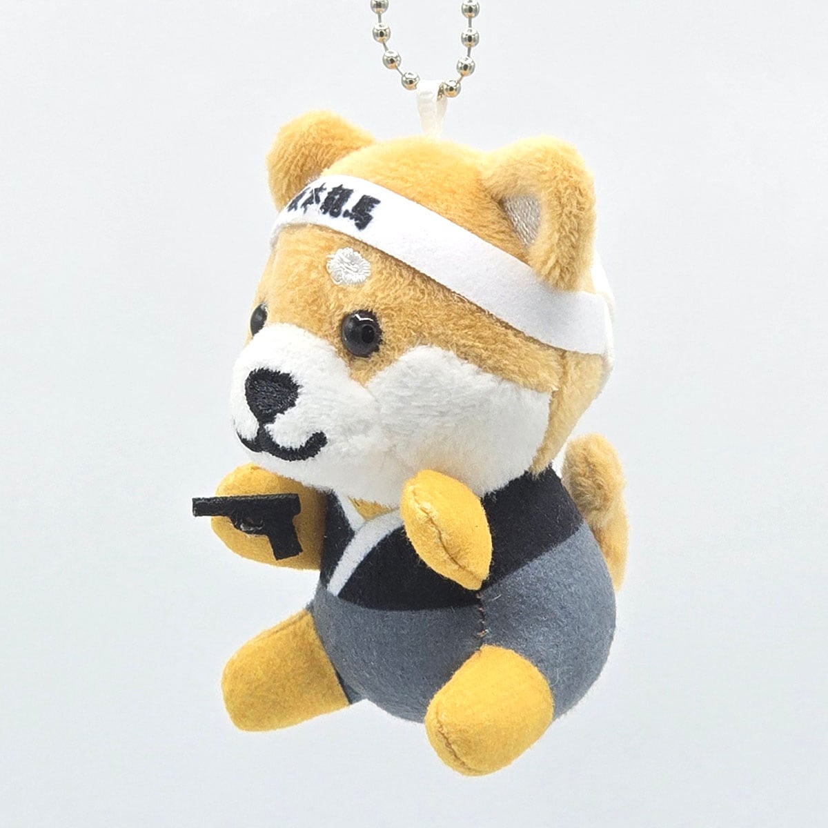 旅するマメしば 坂本龍馬 ぬいぐるみボールチェーンキーホルダー-商品画像