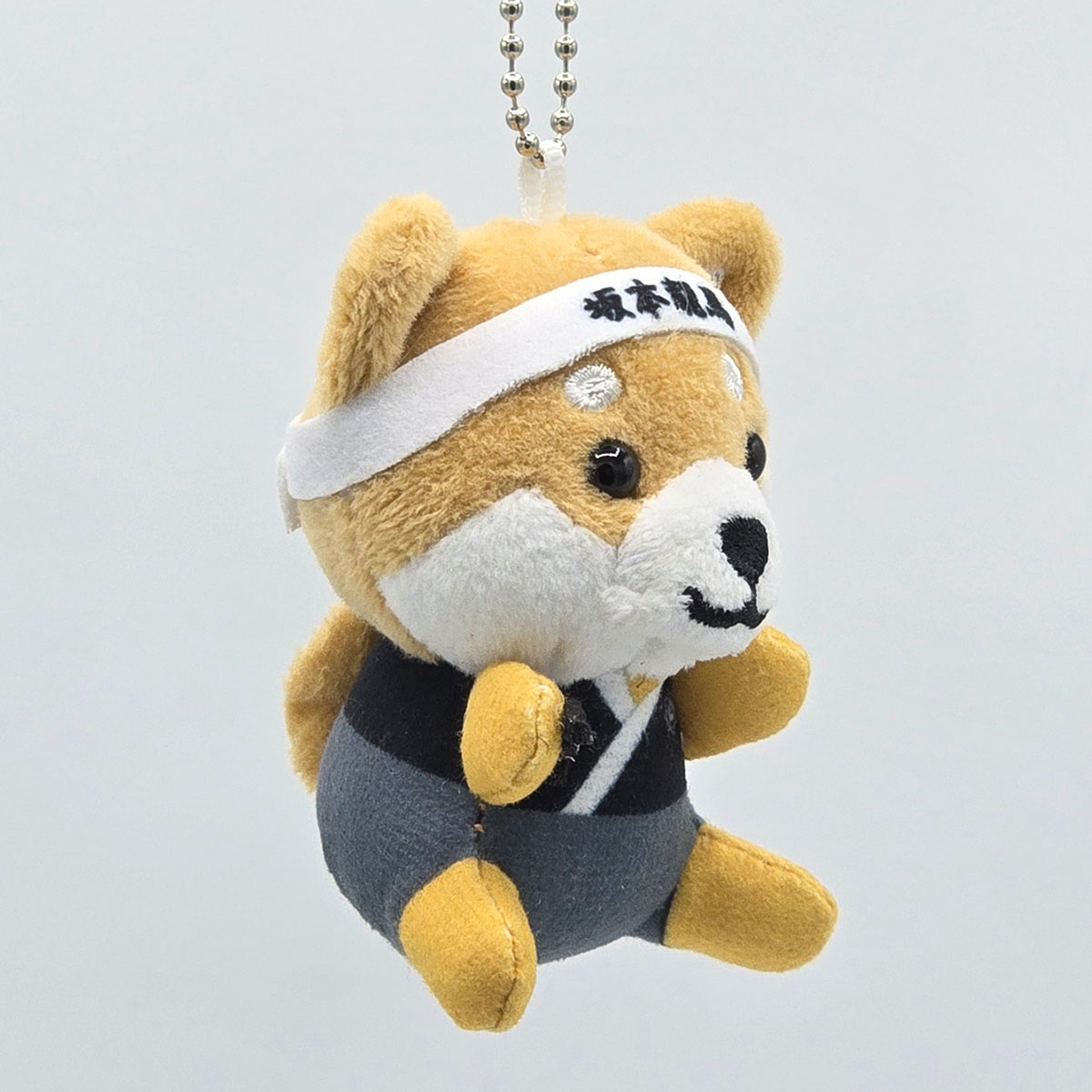旅するマメしば 坂本龍馬 ぬいぐるみボールチェーンキーホルダー-商品画像