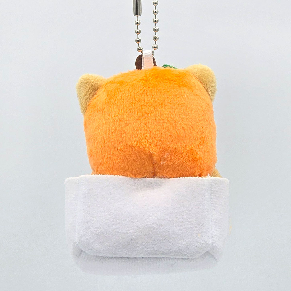 旅するマメしば  愛媛みかん ぬいぐるみボールチェーンキーホルダー-商品画像
