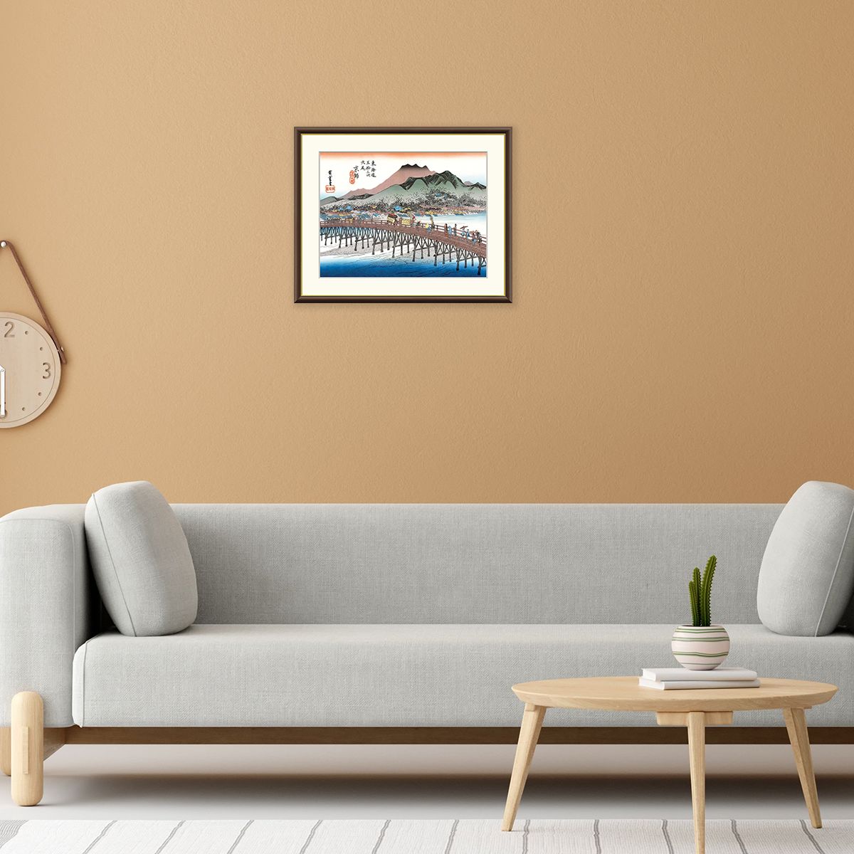 絵画 京都 三条大橋 歌川広重-商品画像