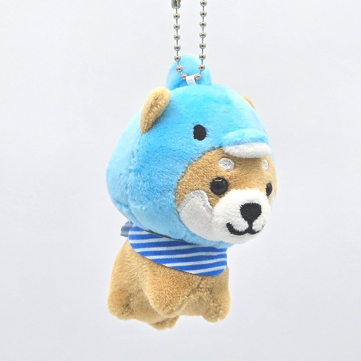 旅するマメしば イルカ  ぬいぐるみボールチェーンキーホルダー-商品画像