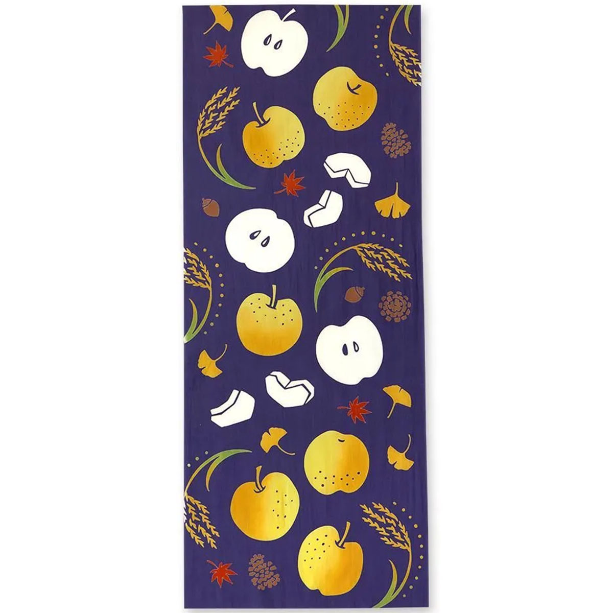 注染手ぬぐい  しずる梨 秋の風物詩 JIKAN STYLE 日本製-商品画像