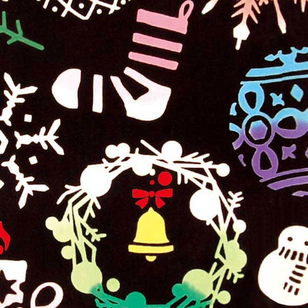 注染手ぬぐい Ornament Tree オーナメント ツリー クリスマス 日本製-商品画像