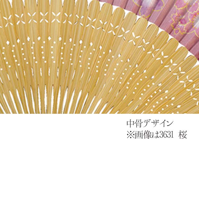 婦人布扇子 優華 撫子 扇子箱付-商品画像