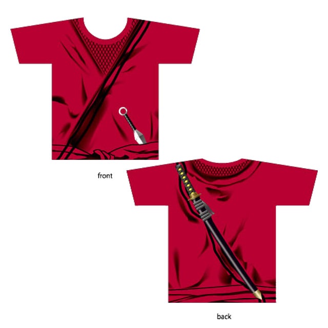KIDSプリント忍者Tシャツ-商品画像