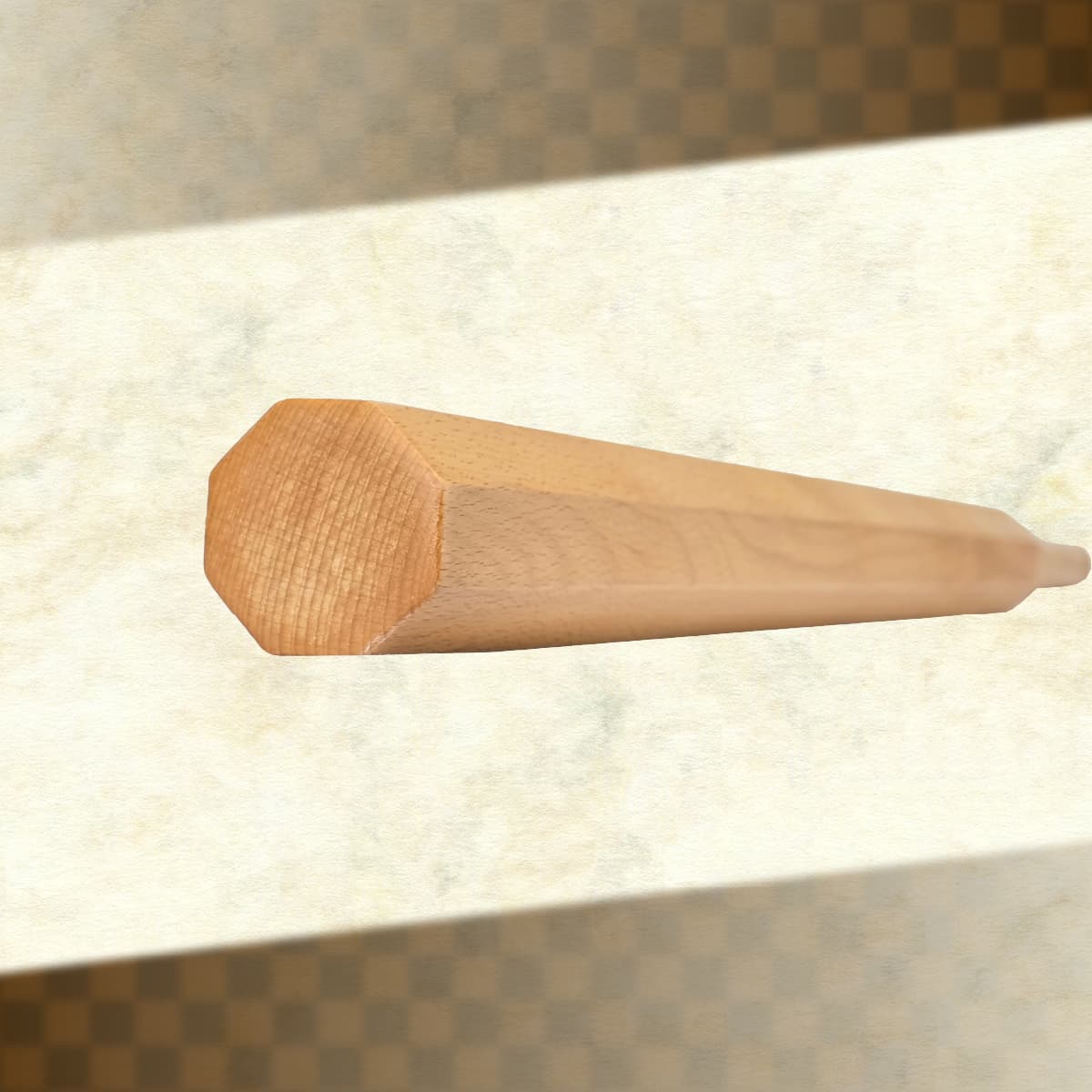 木刀 ケヤキ八角3.8尺素振り 先細  長さ：約115cm-商品画像