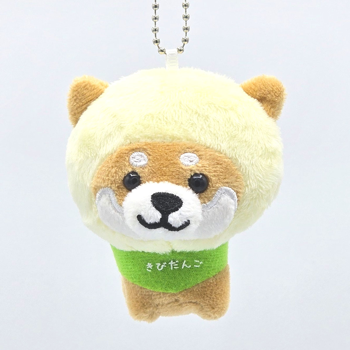旅するマメしば 岡山 きびだんご ぬいぐるみボールチェーンキーホルダー 中国地方篇-商品画像