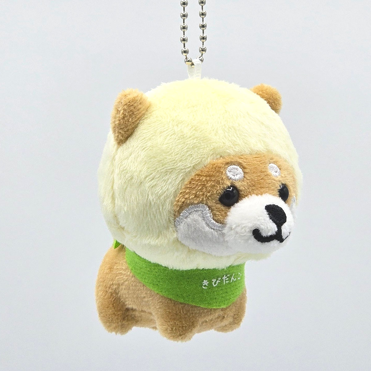 旅するマメしば 岡山 きびだんご ぬいぐるみボールチェーンキーホルダー 中国地方篇-商品画像