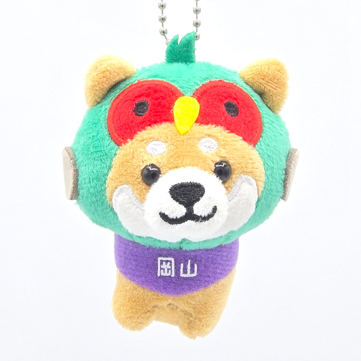 旅するマメしば 岡山 キジ ぬいぐるみボールチェーンキーホルダー 中国地方篇-商品画像